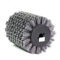 Щетка для Makita 9741, Д100x120x12,7+2 отв, ворс полимер-абразив P120, черный корпус по дереву (1-173) | код 411.912-6721 | OSBORN