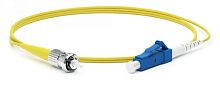 Патч-корд волоконно-оптический (шнур) SM 9/125 (OS2) LC/UPC-ST/UPC 2 мм simplex LSZH 3 м, Hyperline FC-S2-9-LC/UR-ST/UR-H-3M-LSZH-YL | код 247467 | Hyperline