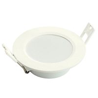 Светильник светодиодный ДВО-5w 6400K 400Лм slim белый Feron.ONE | код 51183 | Feron