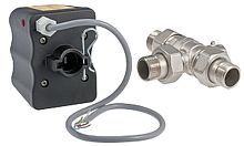 Кран шар. трехход. (L) 1 1/4", с сервоприводом | код. S.2245N.07 | VALTEC