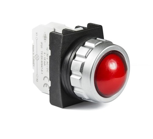 Светосигнальная арматура 12-30V AC/DC, синяя H070XM | код H070XM | EMAS