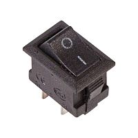 Выключатель клавишный 250В 3А (2с) ON-OFF черн. Micro (RWB-101) | Код. 36-2010 | Rexant