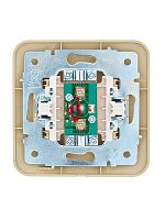 Розетка телевизионная проходная TV СП ASTI IP20 в сборе крем. LEZARD 7081-0303-129