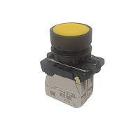 Кнопка КМЕ4120м-желтый-2но+0нз-цилиндр-IP40-КЭАЗ | код 354350 | КЭАЗ