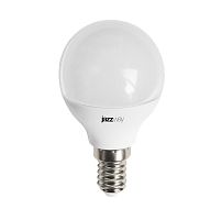 Лампа светодиодная PLED-LX 8Вт G45 шар 4000К нейтр. бел. E14 | код 5025295 | JazzWay