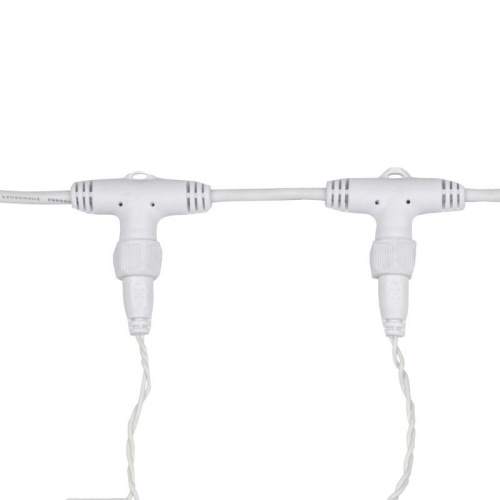 Гирлянда светодиодная "Дождь" 2х3м 600LED тепл. бел. 80Вт 230В IP65 эффект мерцания провод бел. (нужен шнур питания 303-500-1) Neon-Night 235-366 фото 6