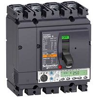 Автоматический выключатель 4П M6.2E 100A NSX100R(200кА при 415В, 45кА при 690B) | код. LV433284 | Schneider Electric 