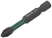 Набор бит кованые ударные сталь S2 односторонние 50мм PZ2 профи блистер (уп.10шт) FIT 57486