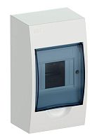 Корпус навесной модульный ЩРН-П-4 тонированная дверь IP41 1 ряд, 4 модуля, 200 х 112 х 92 (ВхШхГ) | код. MKP12-N-04-40-20 | IEK