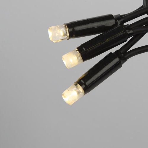 Гирлянда светодиодная ULD-F90PRO S10M-100/TBK WW 10м без вилки с эффектом мерцания соединяемая 100 светодиодов тепл. бел. свет (2700К) IP67 провод черн. Uniel UL-00013333 фото 3