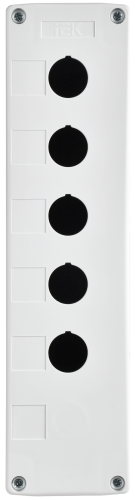 Корпус КП105(6)-Р для кнопок 5(6) мест белый IEK | код BKP10-6-K01-R | IEK фото 4