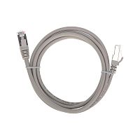 Патч-корд F/UTP CAT 5e RJ45-RJ45 26AWG LSZH сер. 1.5м | код 02-0110-105 | Rexant