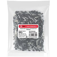 Наконечник-гильза с изолированным фланцем (упаковка 500 шт.) NO-225-65 НШвИ 1,5-12 | код Б0063421 | ЭРА