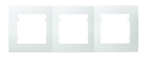 Lillium Kare N Рамка 3 поста белая | код 32001703 | Makel