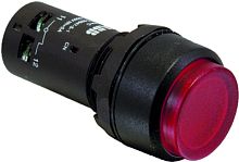Кнопка с подсветкой CP4-11R-10 красная 24В AC/DC с выступающей клавишей с фиксацией 1НО CP4-11R-10 | код 1SFA619103R1111 | ABB