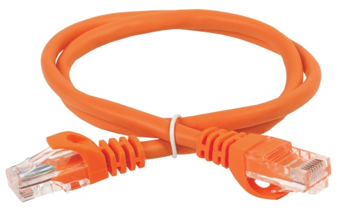 ITK Коммутационный шнур (патч-корд) кат.5E UTP 3м оранжевый | код PC07-C5EU-3M | IEK