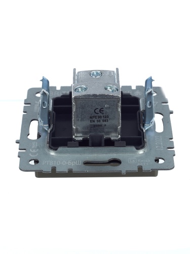 BRITE Розетка TV проходная РТВ10-0-БрШ шампань | код BR-A10-P-K37 | IEK фото 6