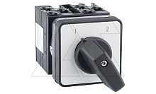 Переключатель UKT0-3-8222/E, 3P, 20A, тип 1-2, 3NO на 1_2, 6.5kW(400VAC), на дверь, фронт IP65 | код UKT0-3-8222/E | Kripal