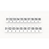 ZB5-10P-19-32Z(H) Маркировка для клемм DC, 5мм, 51-60 (10 шильдиков), шт | код 92118900224 | DEGSON