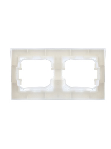 BRITE Рамка 2-местная IP44 РУ-2-БрБ-44 белый | код BR-M22-44-K01 | IEK фото 5