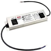 Источник питания AC-DC, 239.8Вт, IP67, вход 100…305В AC, 47…63Гц/142…431В DC, ККМ, выход 18...36В/6.66А, изоляция 3750В AC, в кожухе 244х71х37.5мм, -40…+85С (корпус), потенциометр, димминг 3 в 1 | код ELG-240-36AB | MeanWell