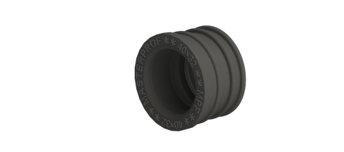Манжета для канализации черная ТЭП 40х32 | код ИС.131812 | MasterProf
