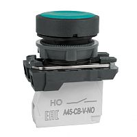 Кнопка OptiSignal D22 C5-P-310 зеленая пластик 1НО XB5AA31 | код 332181 | КЭАЗ