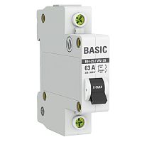 Выключатель нагрузки 1P 63А ВН-29 Basic | код SL29-1-63-bas | EKF
