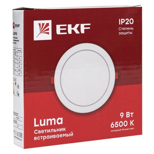 Светильник встраиваемый светодиодный ДВО 1006 9Вт 6500K IP20 Basic | код DLL-1006-9-6500 | EKF фото 3 Светильник встраиваемый светодиодный ДВО 1006 9Вт 6500K IP20 Basic | код DLL-1006-9-6500 | EKF фото 3