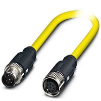 Кабель для датчика / исполнительного элемента SAC-8P-M12MS/ 0,5-542/M12FSSH | код 1406068 | PHOENIX CONTACT