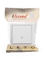Кнопка звонка ОП LETO бел. LEZARD 752-0200-103