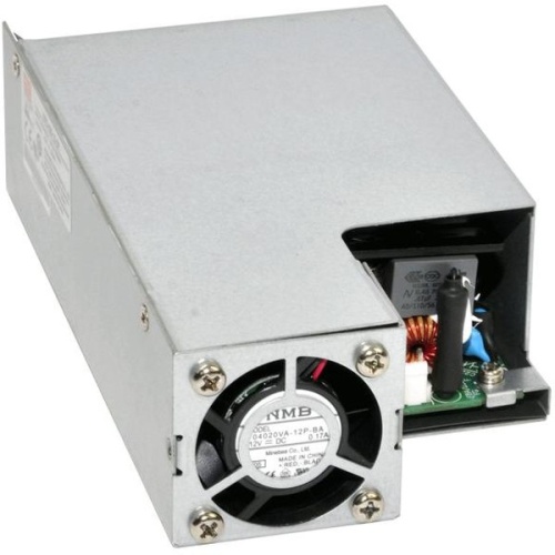 Источник питания AC-DC, med, 403.2Вт (252 Вт без обдува), ККМ, вход 80…264В AC 47…63Гц, 117…370B DC, выход 36В/11.2А (вент.), рег. вых. 34.2...37.8, изоляция 4000В AC, на плате 151х86.6х43мм, -30…+70С, вентилятор спереди | код RPS-400-36-SF