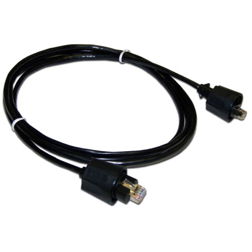 Индустриальный патч-корд LANMASTER FTP cat.6, IP68, 1.0 м, черный | код LAN6-S45-45-1.0-WP | LANMASTER