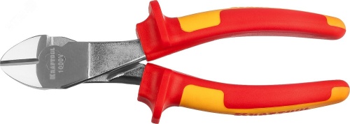 Бокорезы ''ELECTRO-KRAFT'' усиленные, Cr-Mo сталь, двухкомпонентная маслобензостойкая рукоятка, хромированное покрытие, 180мм | код 2202-6-18_z01 | KRAFTOOL Бокорезы ''ELECTRO-KRAFT'' усиленные, Cr-Mo сталь, двухкомпонентная маслобензостойкая рукоятка, хромированное покрытие, 180мм | код 2202-6-18_z01 | KRAFTOOL