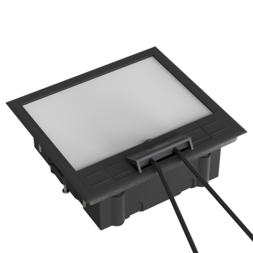 Люк MultiDesk MDK10 на 12мод. IP40 с монтажной коробкой для фальшпола SE MDK10112 фото 5