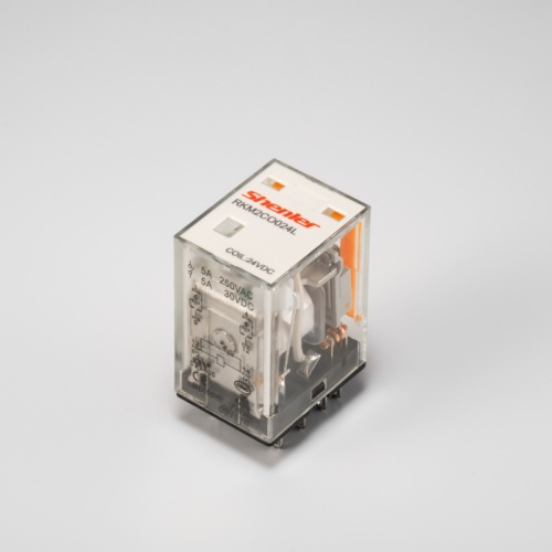 Реле, 2CO, 24VDC, 5A, LED+диод | код RKM2CO024LD | Shenler