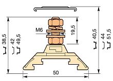 HD35/16.F6.19.1 Клемма 1шпилька | код 1SNA295399R0000 | TE Connectivity