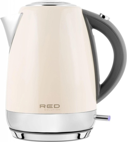 Чайник электрический Red Solution RK-M179 1.7л. 2100Вт бежевый корпус: металл | код 1968507 | RED SOLUTION