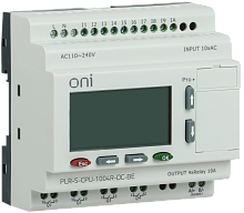 Логическое реле PLR-S. CPU1004(R) 24В DC с экраном ONI | код PLR-S-CPU-1004R-DC-BE | ONI
