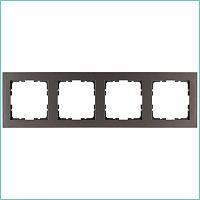 Рамка G-Classic 4-постовая, цвет Мокко | код G1004Z | Jasmart