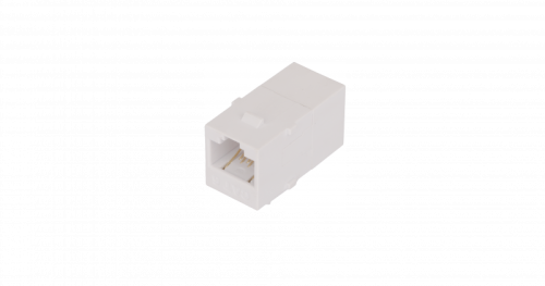Соединитель NIKOMAX типа Keystone, Кат.6 (Класс E), 250МГц, RJ45-RJ45 (8P8C), неэкранированный, белый - гарантия: 5 лет расширенная / 25 лет системная | код NMC-KJUE55C-WT | NIKOMAX