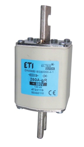 Предохранитель S1UQ2/110/125A/690V gR (200kA) | код 004723115 | ETI