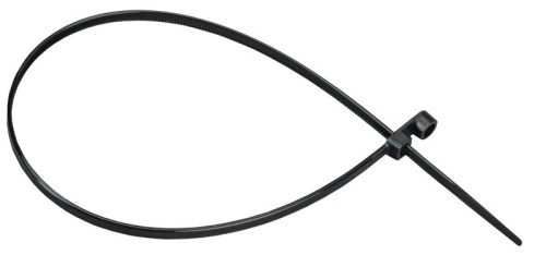 Хомут 4.8х370мм P6.6 с винтовым креплением черн. (уп.100шт) IEK UHH12-D048-370-100-K02