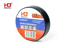 Изолента ПВХ 0,15х19мм 10M (уп./10 шт) черная HLT | код 084-16-075| HLT