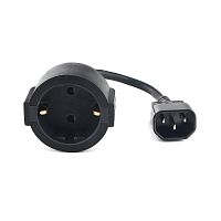 Кабель питания Cablexpert PC-SFC14M-01, 15 см, C14 - евророзетка | код PC-SFC14M-01 | Cablexpert
