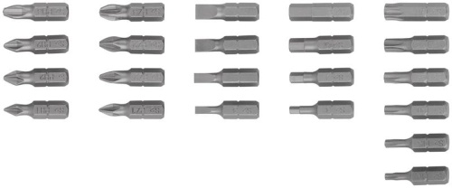 Набор бит в пластиковом боксе ''Ёжик'', profi, 23 предмета | код 83-868 | FIT фото 5