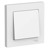 Выключатель 1-клавишный ATLASDESIGN, скрытый монтаж, белый | код. ATN000112 | Schneider Electric
