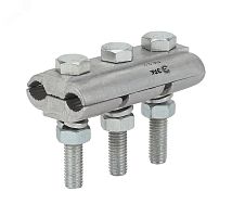 Зажим плашечный ПС-2-1 (9,1-12,0 мм2) 2 болта | код Б0038781 | ЭРА