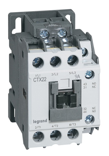Контактор CTX³ 22 3P 9A (AC-3) 1но1нз ~48В | код 416082 | Legrand