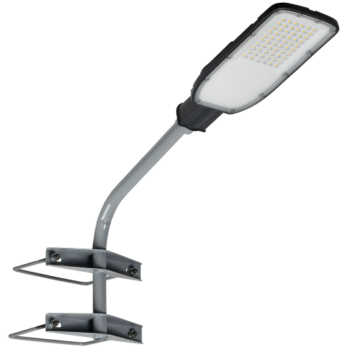 Кронштейн КНО-2 D=48мм L=500мм на опору 2 хомута серый | код LDKU0D-CR-48-0500-12-K03 | IEK фото 3